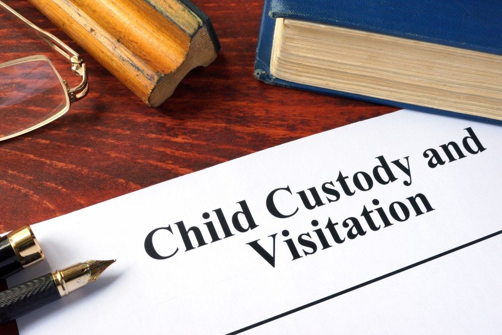 Child Custody and Visitation written
