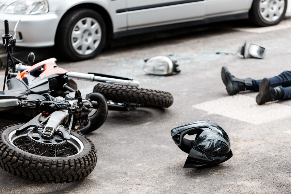 two vehicles in an accident